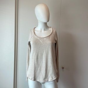 Splendid beige Scoop neck Sweater Sz XS
